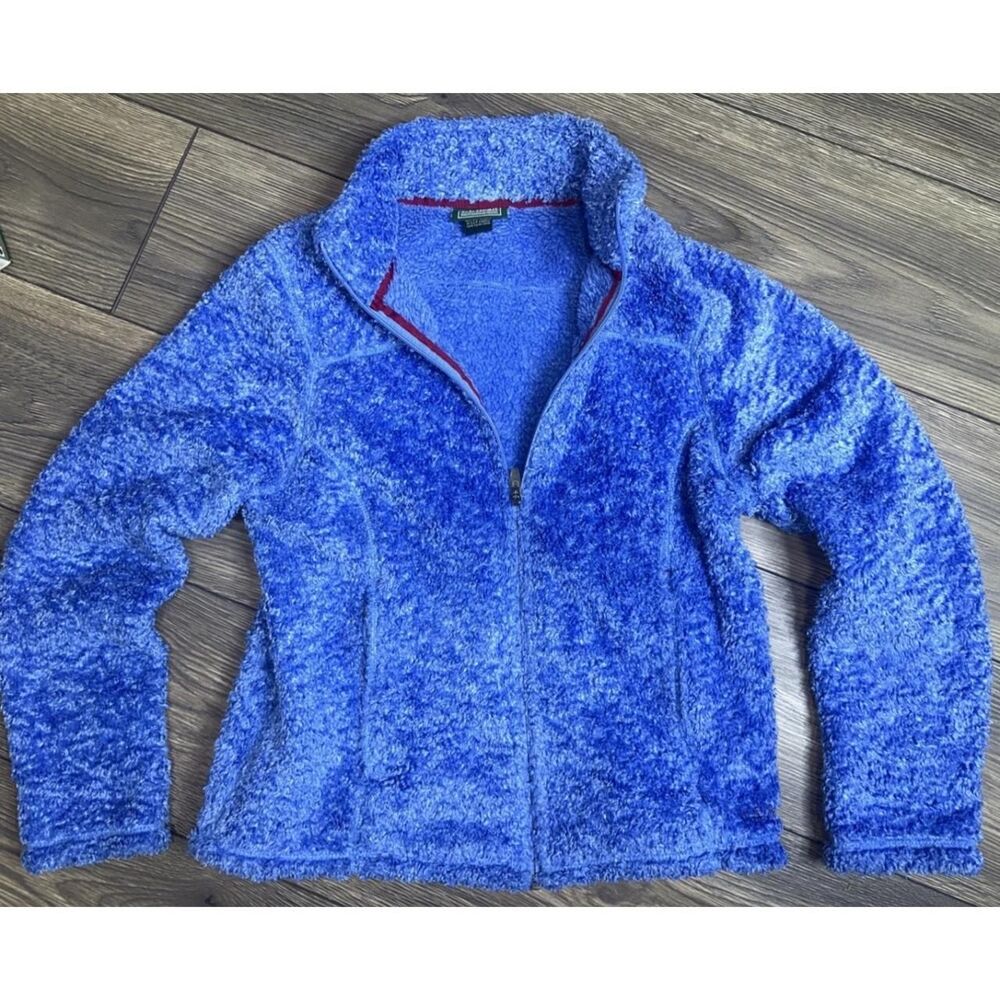 Llbean Women's Blue and Purple Jacket